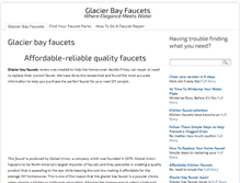 Tablet Screenshot of glacierbayfaucetsreview.com